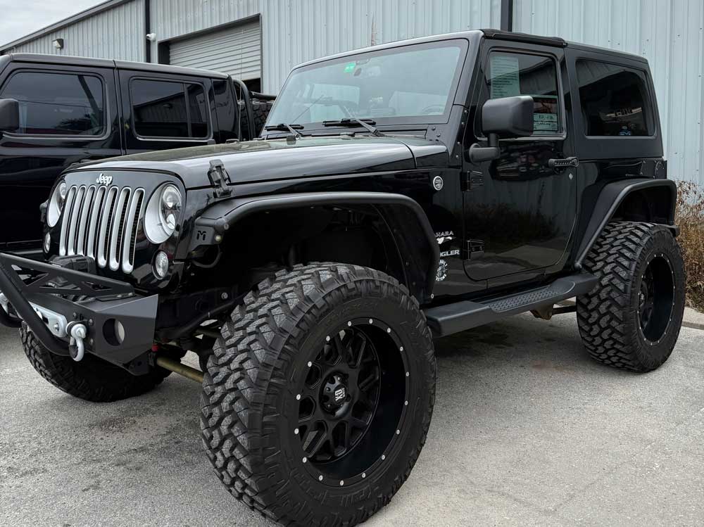 Black 2 door Sahara Jeep JKO For Sale